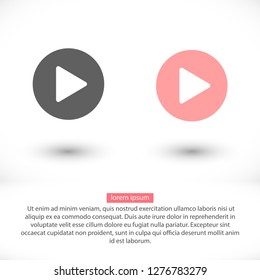Play Vector icon