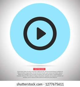 Play  vector icon