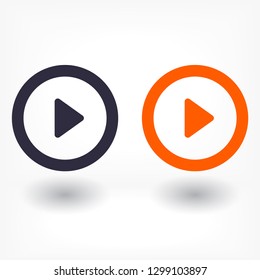 Play  vector icon
