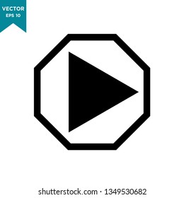 play vector icon 