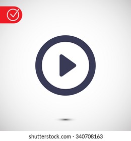 play vector icon