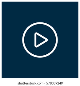Play vector icon