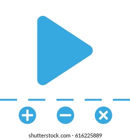 Play vector icon