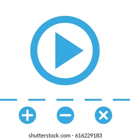 Play vector icon