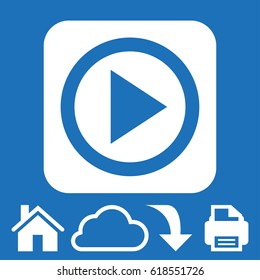Play vector icon