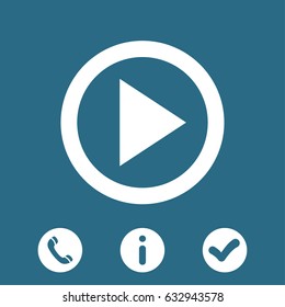 Play vector icon
