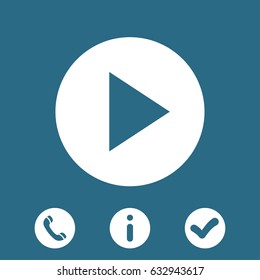 Play vector icon