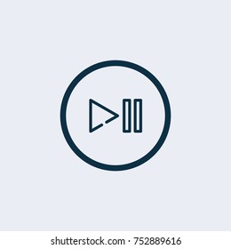 Play vector icon