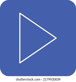 Play vector icon. Can be used for printing, mobile and web applications.