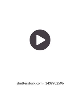 Play Vector icon . Lorem Ipsum Illustration design