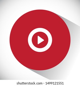 Play Vector icon . Lorem Ipsum Illustration design