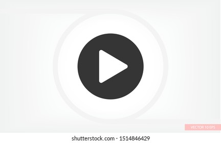 Play Vector icon . Lorem Ipsum Illustration design