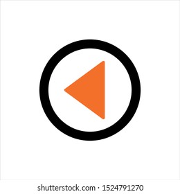 play vector icon in modern design style for website