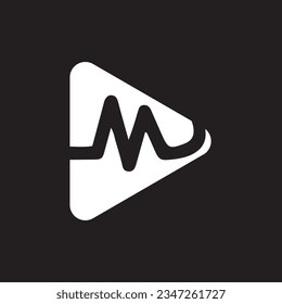 Play Vector icon, sign,symbol. Lorem Ipsum Illustration design.