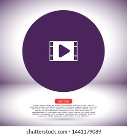 play vector icons , Lorem ipsum flat design