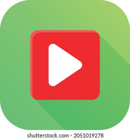 reproducir ilustración vectorial en un fondo transparente. Símbolos de calidad premium. Icono de color plano de línea vectorial para el concepto y el diseño gráfico.