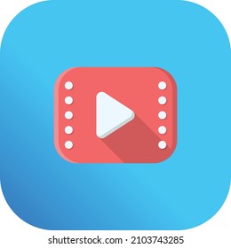 reproducir ilustración vectorial en un fondo transparente.Símbolos de calidad premium.Icono plano de línea vectorial para el diseño de conceptos y gráficos.
