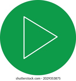 Play Vector Line Multicolor Icon Design
