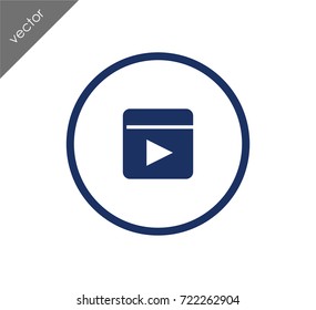 play video icon