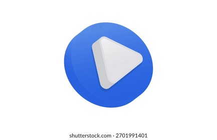 play video icon 3d design vector illustration.vector illustration 