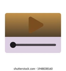 icono de reproducción de vídeo, icono de anuncio de vídeo, icono de vídeo para aplicación