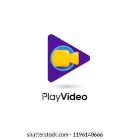 play video icon design. video vector symbol design