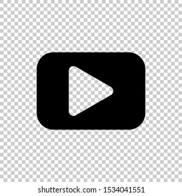 play video icon design vector flat 