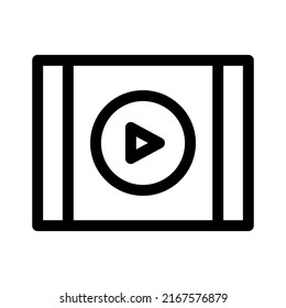 play video icon or logo isolated sign symbol vector illustration - high quality black style vector icons
