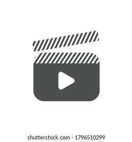 Juego de iconos de vídeo, ilustración vectorial de diseño plano