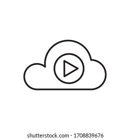 Play Video Icon Vector Design Template