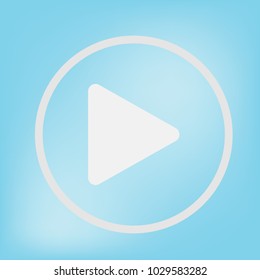 play video icon. vector. eps 10
