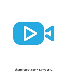 Play video icon vector illustration eps10.