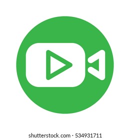 Play video icon vector illustration eps10.
