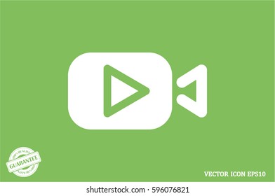 Play video icon vector illustration eps10.