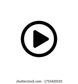 play video icon vector sign symbol
