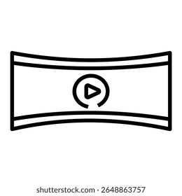 Play video or play media flat icon for apps and websites - Powered by Shutterstock - Get 15% off with code: PIKWIZARD15