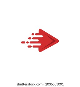 play video movement vector logo symbol template