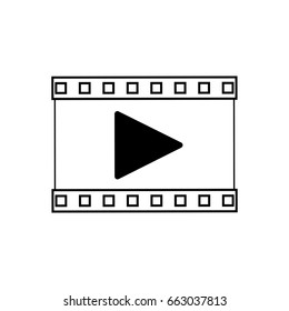play video multimedia music web icon