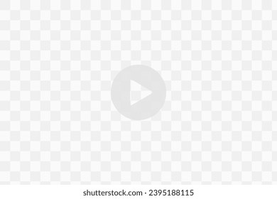 Play video sign or button. Play button isolated on transparent background. Vector illustration. EPS 10.