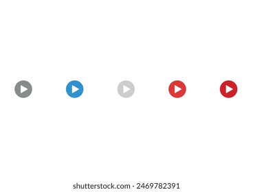 Video Botón Vector Reproducir