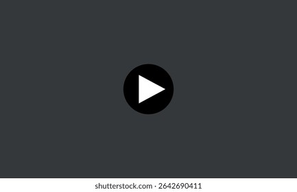Reproduzir vetor de sinal de vídeo no escuro