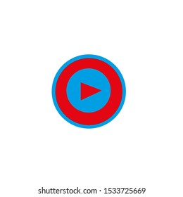 Play Video Symbol Icon Design