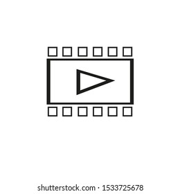 Play Video Symbol Icon Design