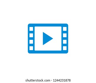 Play Video symbol vector icon