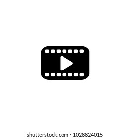play video vector icon.