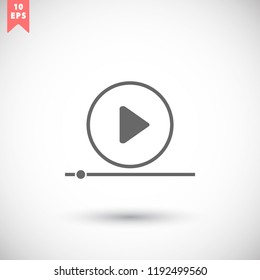 Play Video vector icon