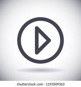 Play Video vector icon