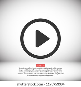 Play Video vector icon
