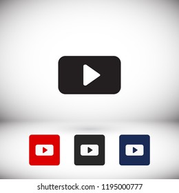 Play Video vector icon