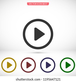 Play Video vector icon